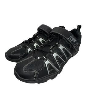 Size 12 US Men’s/ EU 46 Exustar Cycling Shoes Black E-MS102 SDS